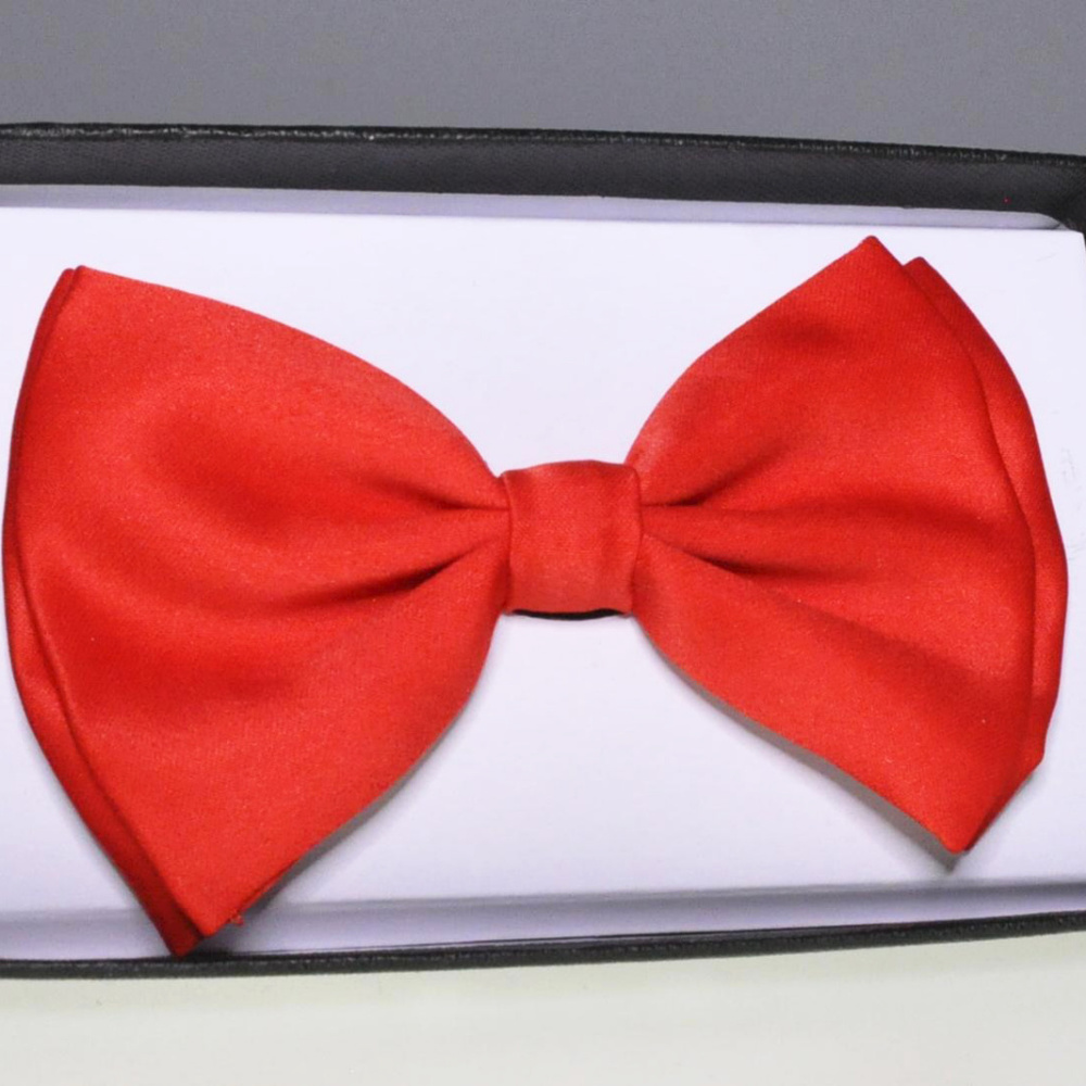 Red Men's Bow Tie Adjustable